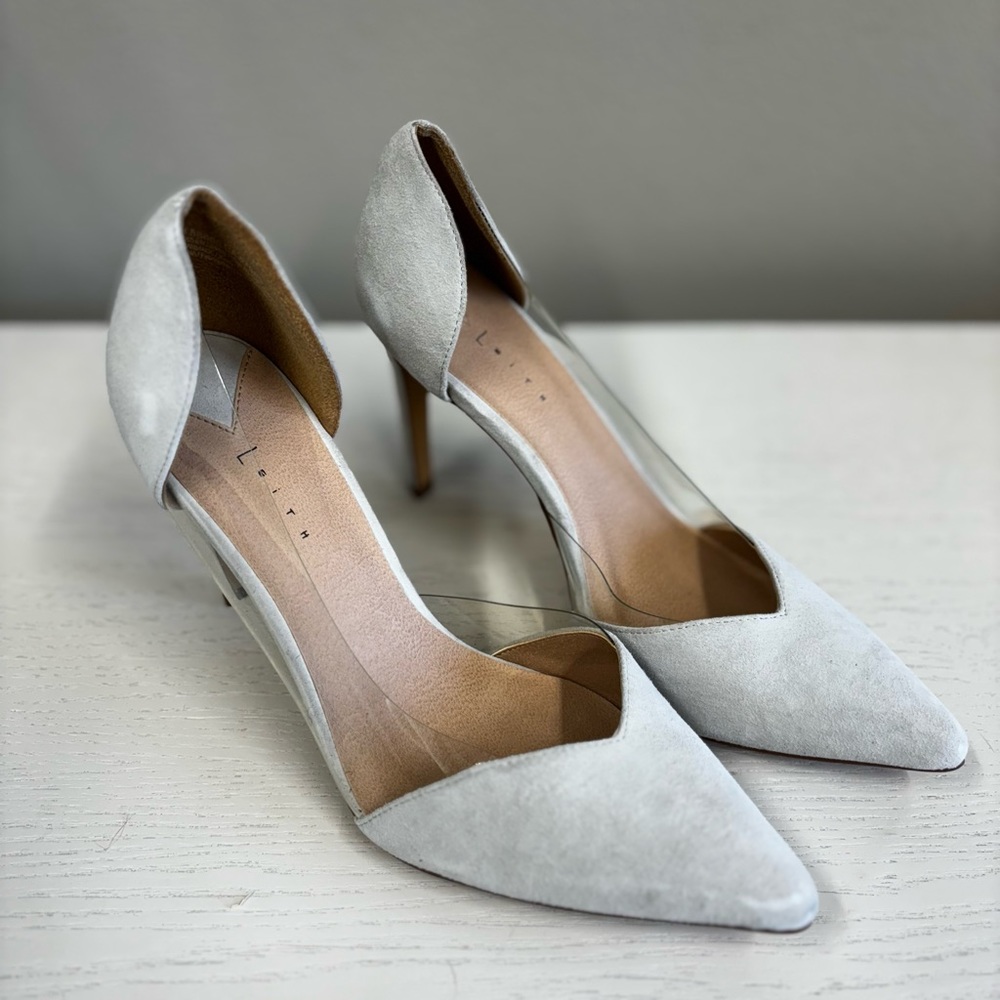 Leith Transparent Pump - Cream